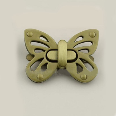 Metalinis drugelių krepšys, pasukamas užraktas, užsegamas užsegimas, skirtas odiniam rankdarbiui, moteriškas krepšys rankinė, rankinė, rankinė, piniginė, „pasidaryk pats“ aparatūros priedai