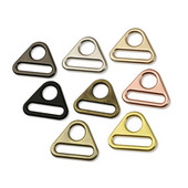 8 vnt. 25 mm metalinio krepšio sagtis, pastorintas trikampis O Dee žiedas, sagtis, kilpa, odinė rankinė, rankinė, piniginė, dirželis, dirželis, šuns apykaklės grandinė