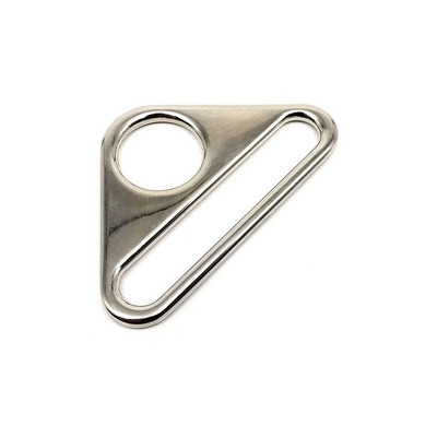 8 vnt. 25 mm metalinio krepšio sagtis, pastorintas trikampis O Dee žiedas, sagtis, kilpa, odinė rankinė, rankinė, piniginė, dirželis, dirželis, šuns apykaklės grandinė