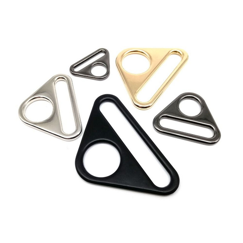 8 vnt. 25 mm metalinio krepšio sagtis, pastorintas trikampis O Dee žiedas, sagtis, kilpa, odinė rankinė, rankinė, piniginė, dirželis, dirželis, šuns apykaklės grandinė
