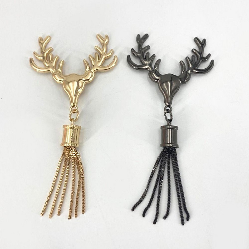 Madingas metalinis užsegimas Elnio galvos formos Pasukamas užraktas Rankų darbo susukamos spynos, skirtos „pasidaryk pats“ rankinei Rankinė Rankinė Piniginė Aparatūros dalys Krepšelio kutas