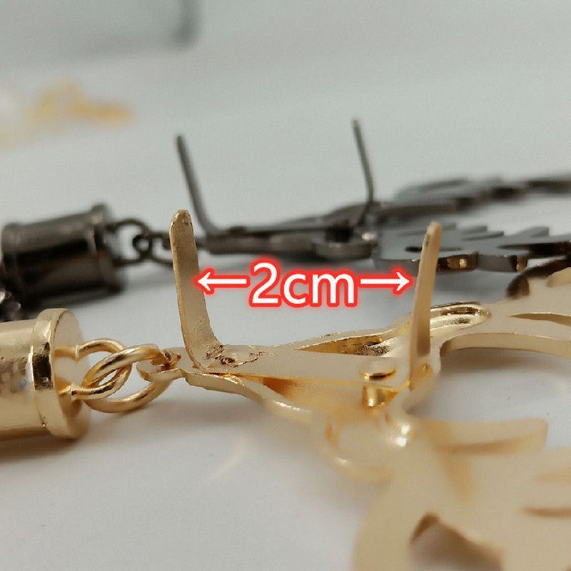 Madingas metalinis užsegimas Elnio galvos formos Pasukamas užraktas Rankų darbo susukamos spynos, skirtos „pasidaryk pats“ rankinei Rankinė Rankinė Piniginė Aparatūros dalys Krepšelio kutas