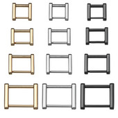 13/20/25 mm nuimamas atviras stačiakampis sraigtiniai žiedai sagties dirželio jungtis odiniam rankinio krepšio dirželio diržo rankenos pečių juosta