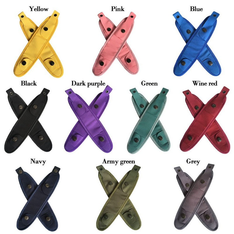 1 pora vientisos spalvos nailono peties dirželis, skirtas Kankens kuprinei, vandeniui atsparus nuimamas platėjantis dekompresijos mažinimo priemonė