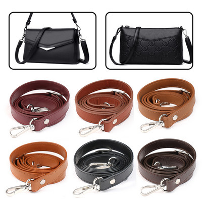 Leather Bag Strap Women Shoulder Crossbody Bag Belt Adjustable Wide Strap Bag Part Accessories Female Messenger Bag Strap 120cm