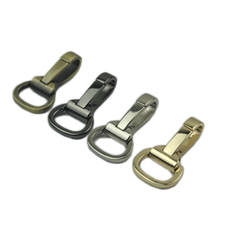 1vnt „pasidaryk pats“ metaliniai nuimami kabliukai, spaustukai, skirti odiniams rankdarbiams skirti rankinės dirželio sagtys Rankenos pečių juostos dalys