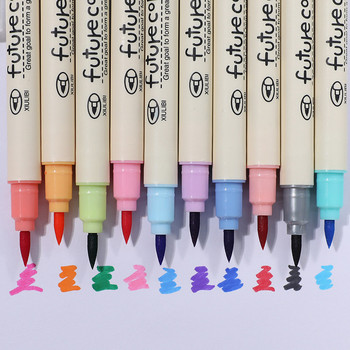 Πινέλα μαρκαδόροι στυλό, μαρκαδόροι τέχνης, στυλό πινέλου καλλιτεχνών, μαρκαδόροι χρωματισμού για παιδιά Βιβλίο ζωγραφικής για ενήλικες Journaling Calligraphy Drawing