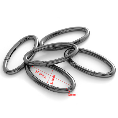 5 kom./lot 25 mm metalne opružne kopče u obliku srca, karabiner, privjesak, kopče za torbu, kuka, kopče, lanac za pse, konektor, dodaci