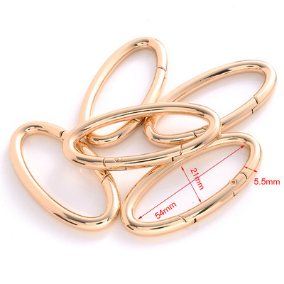 5 kom./lot 25 mm metalne opružne kopče u obliku srca, karabiner, privjesak, kopče za torbu, kuka, kopče, lanac za pse, konektor, dodaci