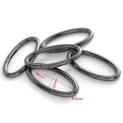 5 kom./lot 25 mm metalne opružne kopče u obliku srca, karabiner, privjesak, kopče za torbu, kuka, kopče, lanac za pse, konektor, dodaci