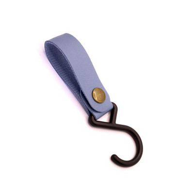 5 TK välikämpingu kolmnurk S-kujuline konks PU nahast konks tuulenöör võtmehoidja S konks telk PU riidenööri konks