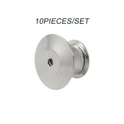 10 бр./опаковка Игли за брошки Метални черни закопчалки от цинкова сплав за брошки Игли Значка Аксесоари за бижута и резервни части на едро