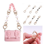 Удължител за каишка за верига за чанта Сърцевидна висяща резервна верига за чанта Съединител, ръчна чанта, удължител за чанта, верига, чанта, аксесоари