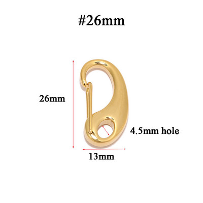 5бр. Закопчалки от неръждаема стомана D Lobster Пружинни куки Ключодържатели Чанти Закопчалки катарами Конектори Направи си сам Аксесоари за бижута