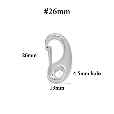 5бр. Закопчалки от неръждаема стомана D Lobster Пружинни куки Ключодържатели Чанти Закопчалки катарами Конектори Направи си сам Аксесоари за бижута
