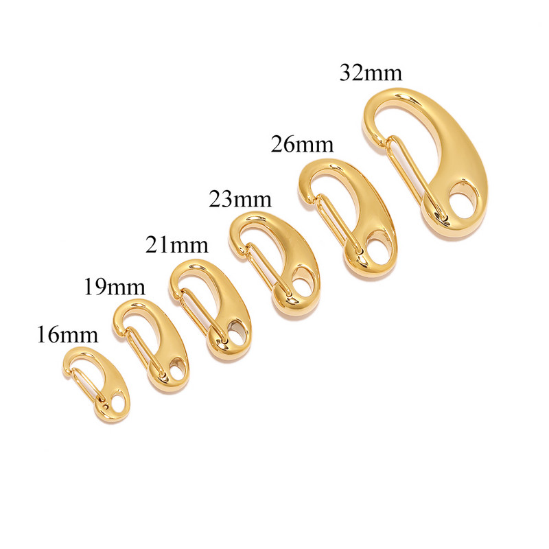 5бр. Закопчалки от неръждаема стомана D Lobster Пружинни куки Ключодържатели Чанти Закопчалки катарами Конектори Направи си сам Аксесоари за бижута