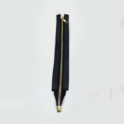 30CM Издръжлива, лесна за издърпване чанта с цип Персонализиран DIY цип за тъкана чанта Хардуер PU кожена чанта с цип Аксесоари за чанти