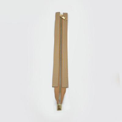 30CM Издръжлива, лесна за издърпване чанта с цип Персонализиран DIY цип за тъкана чанта Хардуер PU кожена чанта с цип Аксесоари за чанти