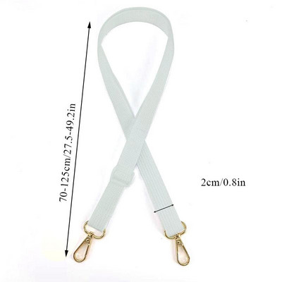 130CM найлонови черни чанти с каишка през рамо презрамка за чанта колани за чанти регулируеми резервни дръжки за чанти аксесоари за чанти 2022