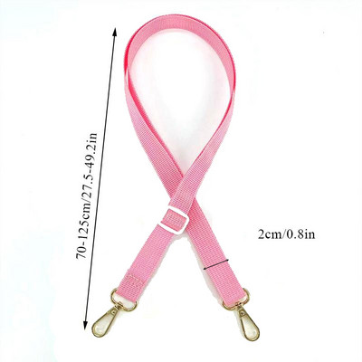 130CM найлонови черни чанти с каишка през рамо презрамка за чанта колани за чанти регулируеми резервни дръжки за чанти аксесоари за чанти 2022