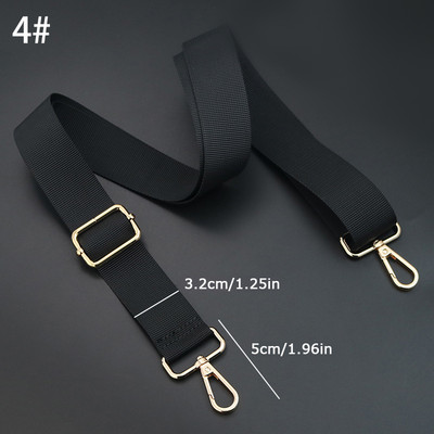 130CM найлонови черни чанти с каишка през рамо презрамка за чанта колани за чанти регулируеми резервни дръжки за чанти аксесоари за чанти 2022