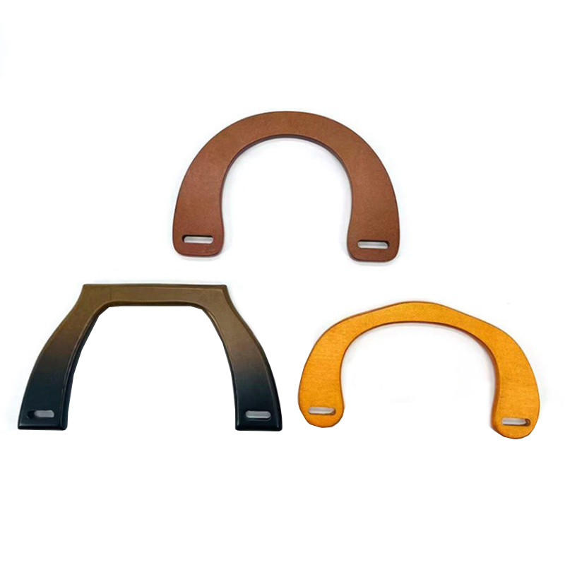 Įvairių formų medinių krepšių rankenos rankinėms Austi krepšio rankenos krepšio priedai lagaminų rankenos priedai Keičiamos rankenos