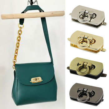 Μεταλλική τσάντα κούμπωμα τσάντα Hardware Twist Locks Πόρπη τσάντα για τσάντα χειρός Αντικατάσταση τσάντα ώμου Turn Locks Αξεσουάρ τσάντας Χονδρική