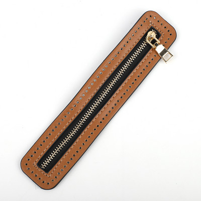 1PC Направи си сам цип за тъкана чанта Хардуер Висококачествен кожен цип Шиене на чанта Аксесоари за дрехи Обувки Консумативи