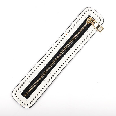 1PC Направи си сам цип за тъкана чанта Хардуер Висококачествен кожен цип Шиене на чанта Аксесоари за дрехи Обувки Консумативи