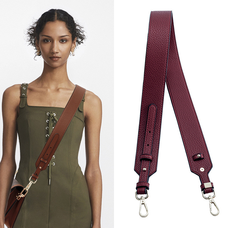 Moteriškos „Litchi“ grūdų piniginės priedai Krepšelio grandinėlė keičiama piniginė per petį kryžminio dirželio daugiafunkcinė rankinės grandinė