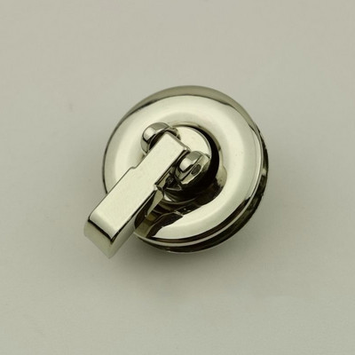 1 vnt. metalinis užsegimas „pasidaryk pats“ krepšio priedai Apvalus krepšys, pasukamas užraktas, užsegamas užsegimas rankinė, piniginė, užsegimas, sagtis, krepšio techninės įrangos dalys