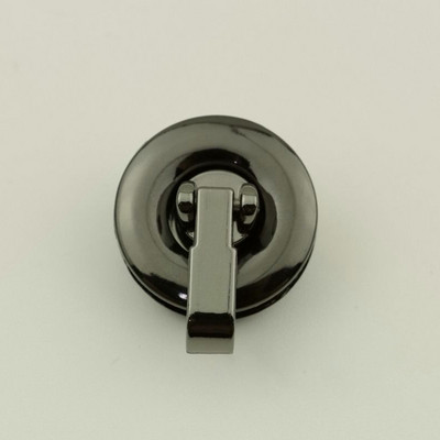 1 vnt. metalinis užsegimas „pasidaryk pats“ krepšio priedai Apvalus krepšys, pasukamas užraktas, užsegamas užsegimas rankinė, piniginė, užsegimas, sagtis, krepšio techninės įrangos dalys