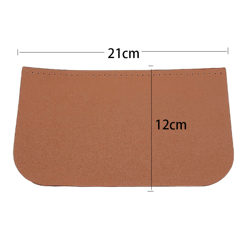 12*21 odinis rankų darbo „pasidaryk pats“ krepšio priedai Krepšelio atverčiamas dangtelis „Pasidaryk pats“ rankų darbo krepšio priedai Užsukite ant odinio dangtelio