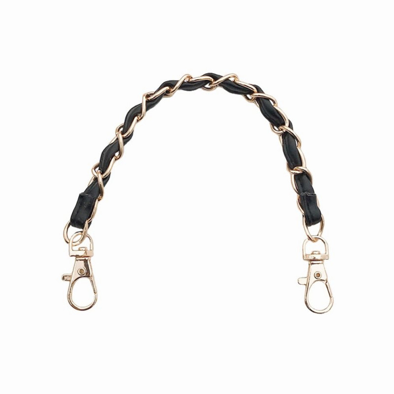 2 vnt. madingas pečių krepšys „pasidaryk pats“ moteriškas krepšys, papuoštas diržo krepšio rankena, grandinės telefono dirželiu perlų krepšio pratęsimo grandinė