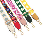 Színes táska övszíj virágmintás női táskapánt Crossbody utazási kiegészítőkhöz