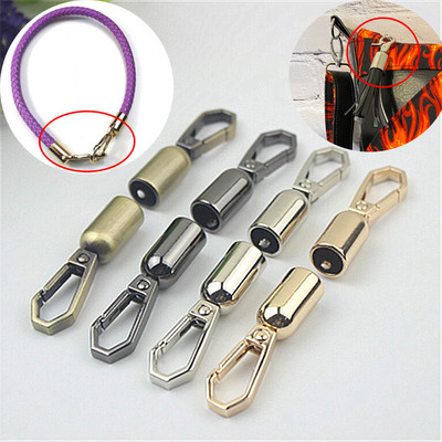 1PC Handbag Tassel Cap Clasp Hook Connector Bag Hanger Metal Buckles With Screws Bags Strap Stopper Cord Lock DIY Accessories