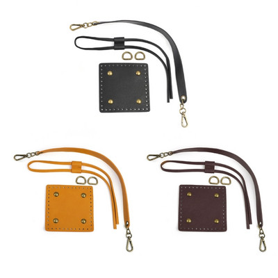 Bucket Purse Repair Accessories Bag Base Handle & Pull String Set DIY Woven Bag