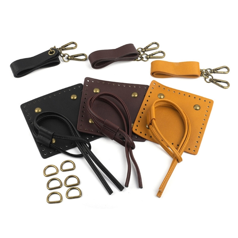 Кофа Аксесоари за ремонт на портмоне Основа за чанта Дръжка и комплект за дърпане Направи си сам тъкана чанта