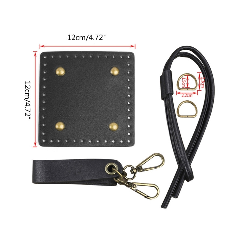 Кофа Аксесоари за ремонт на портмоне Основа за чанта Дръжка и комплект за дърпане Направи си сам тъкана чанта