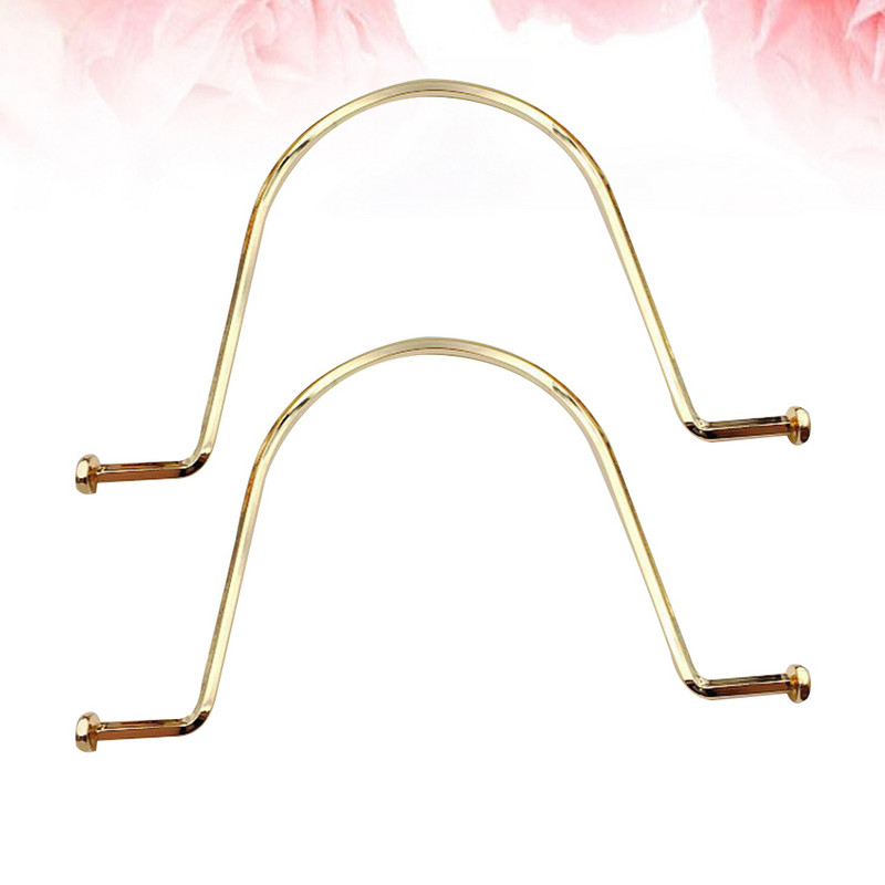 2 vnt rankena U formos rankinės rankena Prašmatnus mados krepšio priedai Rankinės rankena U formos rankinės rankena rankinės rankena