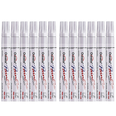 Dažų žymeklis 4,0 mm vidutinis antgalis, niekada neišblunkantis Greitai džiūstantis, nuolatinis žymeklis Alyvinio pagrindo vandeniui atsparus dažų žymeklio rašiklio rinkinys, skirtas uolų tapybai