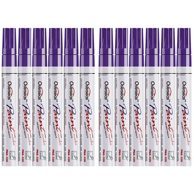 Dažų žymeklis 4,0 mm vidutinis antgalis, niekada neišblunkantis Greitai džiūstantis, nuolatinis žymeklis Alyvinio pagrindo vandeniui atsparus dažų žymeklio rašiklio rinkinys, skirtas uolų tapybai