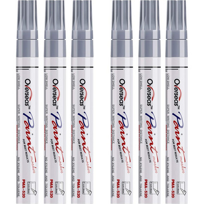 Dažų žymeklis 4,0 mm vidutinis antgalis, niekada neišblunkantis Greitai džiūstantis, nuolatinis žymeklis Alyvinio pagrindo vandeniui atsparus dažų žymeklio rašiklio rinkinys, skirtas uolų tapybai