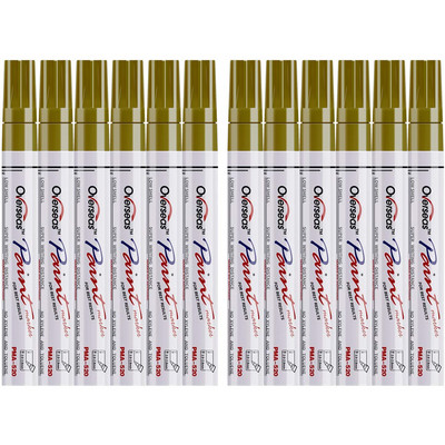 Dažų žymeklis 4,0 mm vidutinis antgalis, niekada neišblunkantis Greitai džiūstantis, nuolatinis žymeklis Alyvinio pagrindo vandeniui atsparus dažų žymeklio rašiklio rinkinys, skirtas uolų tapybai