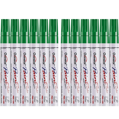 Dažų žymeklis 4,0 mm vidutinis antgalis, niekada neišblunkantis Greitai džiūstantis, nuolatinis žymeklis Alyvinio pagrindo vandeniui atsparus dažų žymeklio rašiklio rinkinys, skirtas uolų tapybai