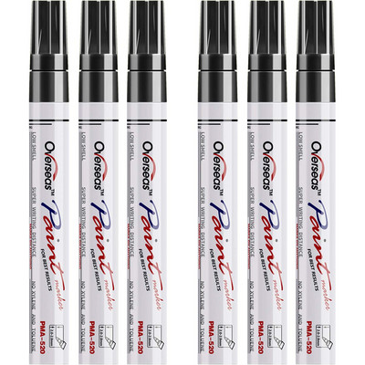 Dažų žymeklis 4,0 mm vidutinis antgalis, niekada neišblunkantis Greitai džiūstantis, nuolatinis žymeklis Alyvinio pagrindo vandeniui atsparus dažų žymeklio rašiklio rinkinys, skirtas uolų tapybai