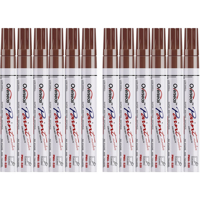 Dažų žymeklis 4,0 mm vidutinis antgalis, niekada neišblunkantis Greitai džiūstantis, nuolatinis žymeklis Alyvinio pagrindo vandeniui atsparus dažų žymeklio rašiklio rinkinys, skirtas uolų tapybai