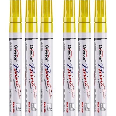 Dažų žymeklis 4,0 mm vidutinis antgalis, niekada neišblunkantis Greitai džiūstantis, nuolatinis žymeklis Alyvinio pagrindo vandeniui atsparus dažų žymeklio rašiklio rinkinys, skirtas uolų tapybai