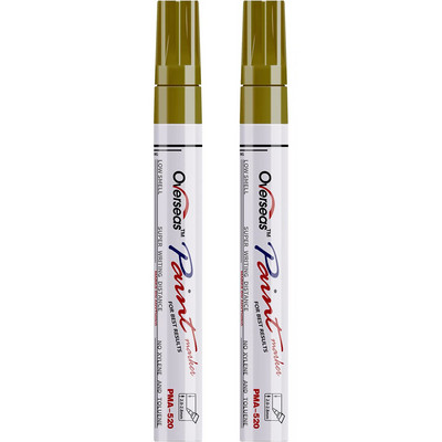 Dažų žymeklis 4,0 mm vidutinis antgalis, niekada neišblunkantis Greitai džiūstantis, nuolatinis žymeklis Alyvinio pagrindo vandeniui atsparus dažų žymeklio rašiklio rinkinys, skirtas uolų tapybai