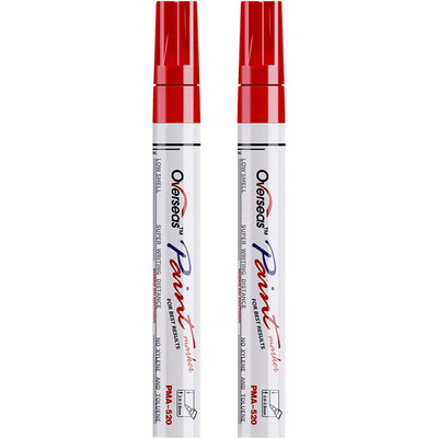 Dažų žymeklis 4,0 mm vidutinis antgalis, niekada neišblunkantis Greitai džiūstantis, nuolatinis žymeklis Alyvinio pagrindo vandeniui atsparus dažų žymeklio rašiklio rinkinys, skirtas uolų tapybai